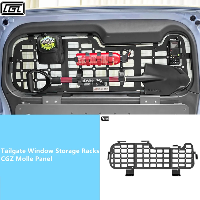 For GWM Tank 300 2020-2025 Tailgate Window Organizer Tactical Molle Panel CGZ Modular Storage Racks
For GWM Tank 300 2020-2025 Tailgate Window Organizer Tactical Molle Panel CGZ Modular Storage Racks