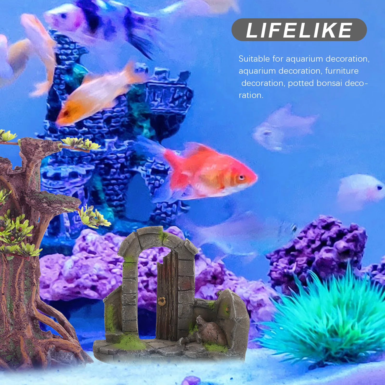 Realistic Aquarium Resin Decor Lifelike Door Ornament Fish Tank Decoration Home Tabletop Craft Underwater Landscape
Realistic Aquarium Resin Decor Lifelike Door Ornament Fish Tank Decoration Home Tabletop Craft Underwater Landscape