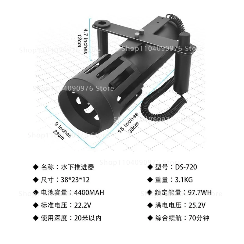 Multifunctional Underwater Thrusters Diving Snorkeling Equipment Handheld Paddle Board Thrusters Electric Diving Scuba Boosters
Multifunctional Underwater Thrusters Diving Snorkeling Equipment Handheld Paddle Board Thrusters Electric Diving Scuba Boosters