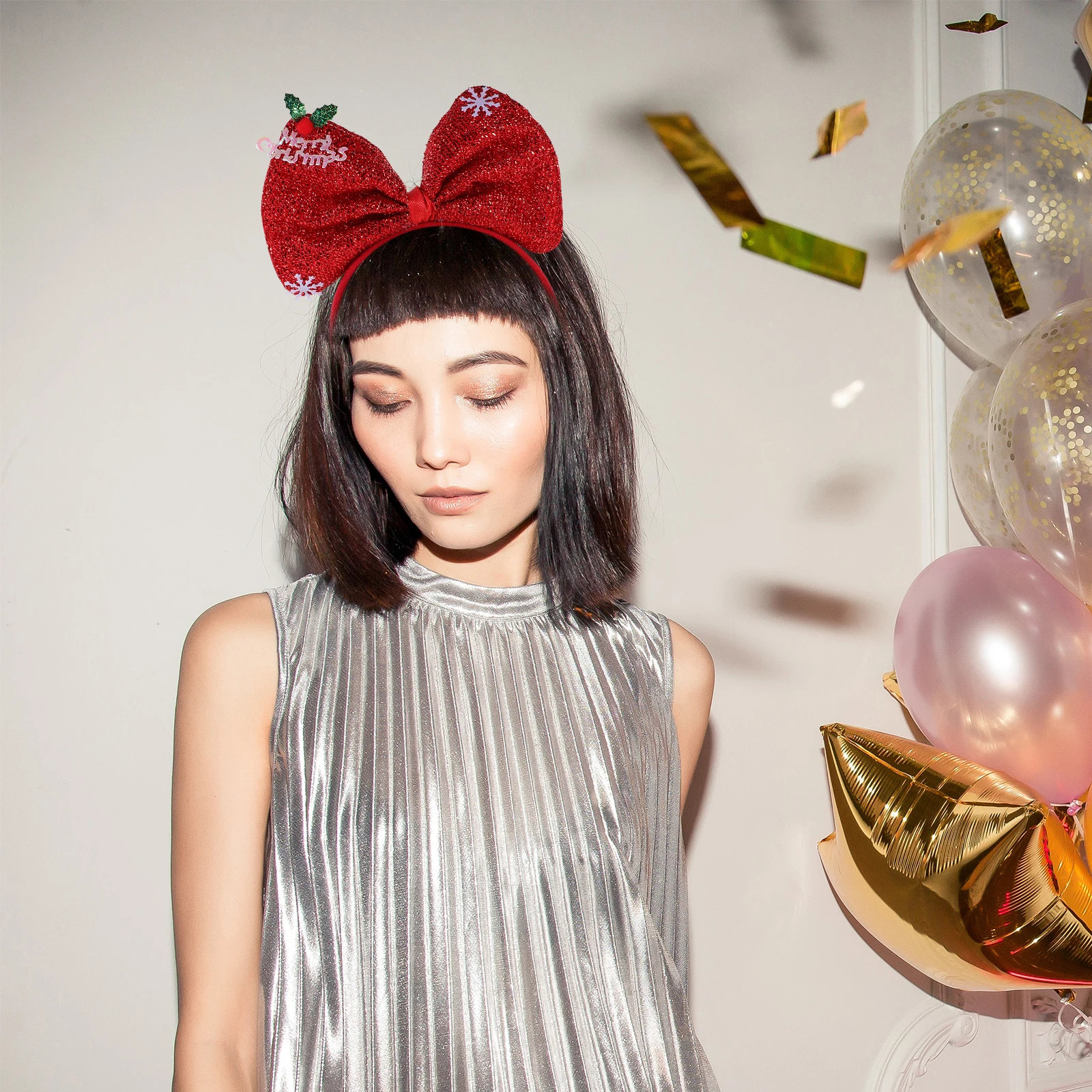 Christmas Red Bow Headb s Holiday Accessories Soft Material Comfortable Lightweight Non Deform Party Dance Hair Tools
Christmas Red Bow Headb s Holiday Accessories Soft Material Comfortable Lightweight Non Deform Party Dance Hair Tools