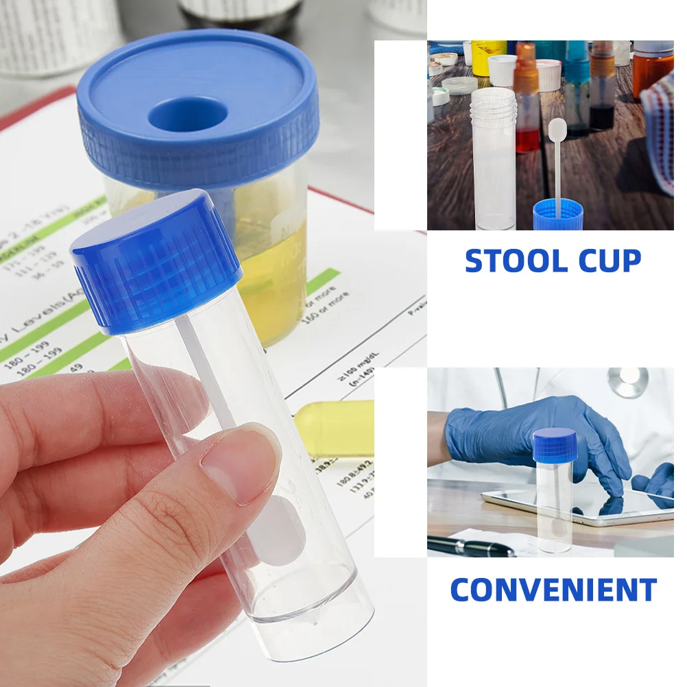 50Pcs Stool Cups Plastic Sampling Containers Spoon Included Convenient for Hospital Laboratory Testing Stool Cup
50Pcs Stool Cups Plastic Sampling Containers Spoon Included Convenient for Hospital Laboratory Testing Stool Cup