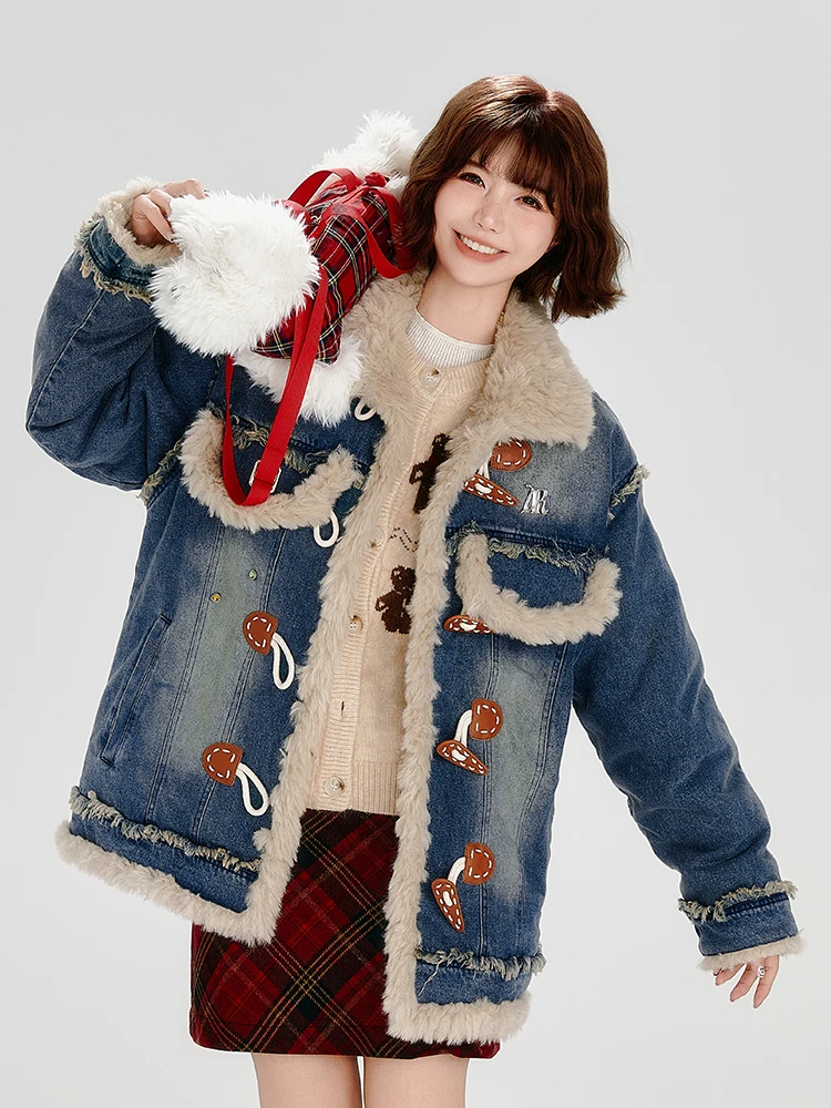 Женская осенне-зимняя куртка Tagkita в американском ретро-стиле, джинсовая, с эффектом пэчворк, свободного кроя, из тонкого хлопка, длинная, на пуговицах...
Женская осенне-зимняя куртка Tagkita в американском ретро-стиле, джинсовая, с эффектом пэчворк, свободного кроя, из тонкого хлопка, длинная, на пуговицах...