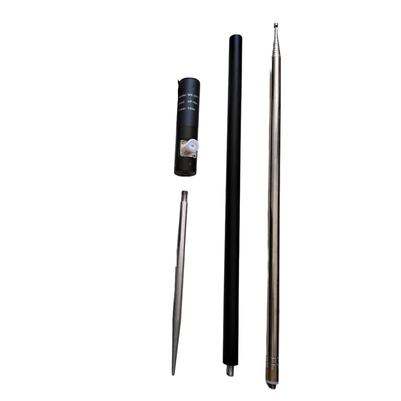 ABUG-Portable Shortwave Antenna 100W Outdoor High Efficiency GP Antenna With 4 GND Cables For 20M-6M Band Tuning
ABUG-Portable Shortwave Antenna 100W Outdoor High Efficiency GP Antenna With 4 GND Cables For 20M-6M Band Tuning
