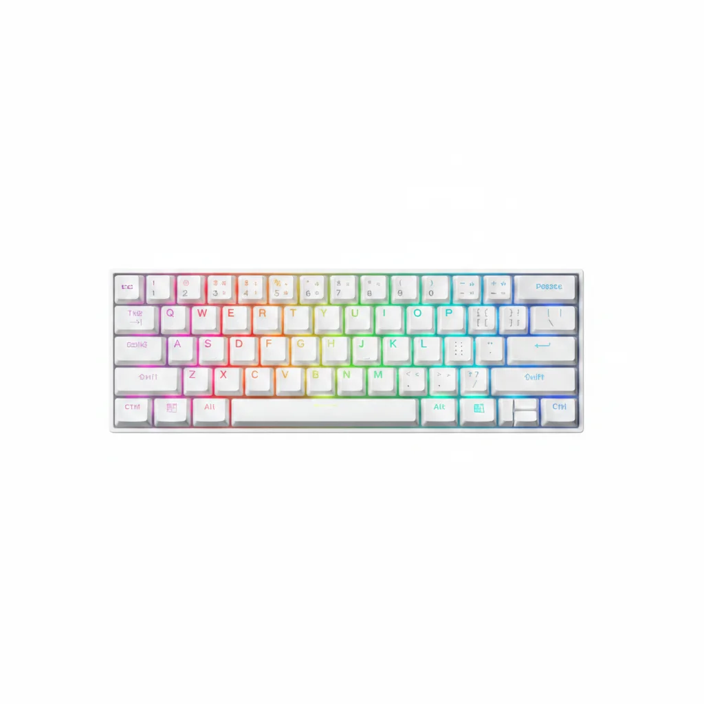 AULA Tri-Mode RGB LED Side-Engraved Magnetic Switch Keyboard For High-Performance E-Sports Games Dedicated Low Latency Keyboard