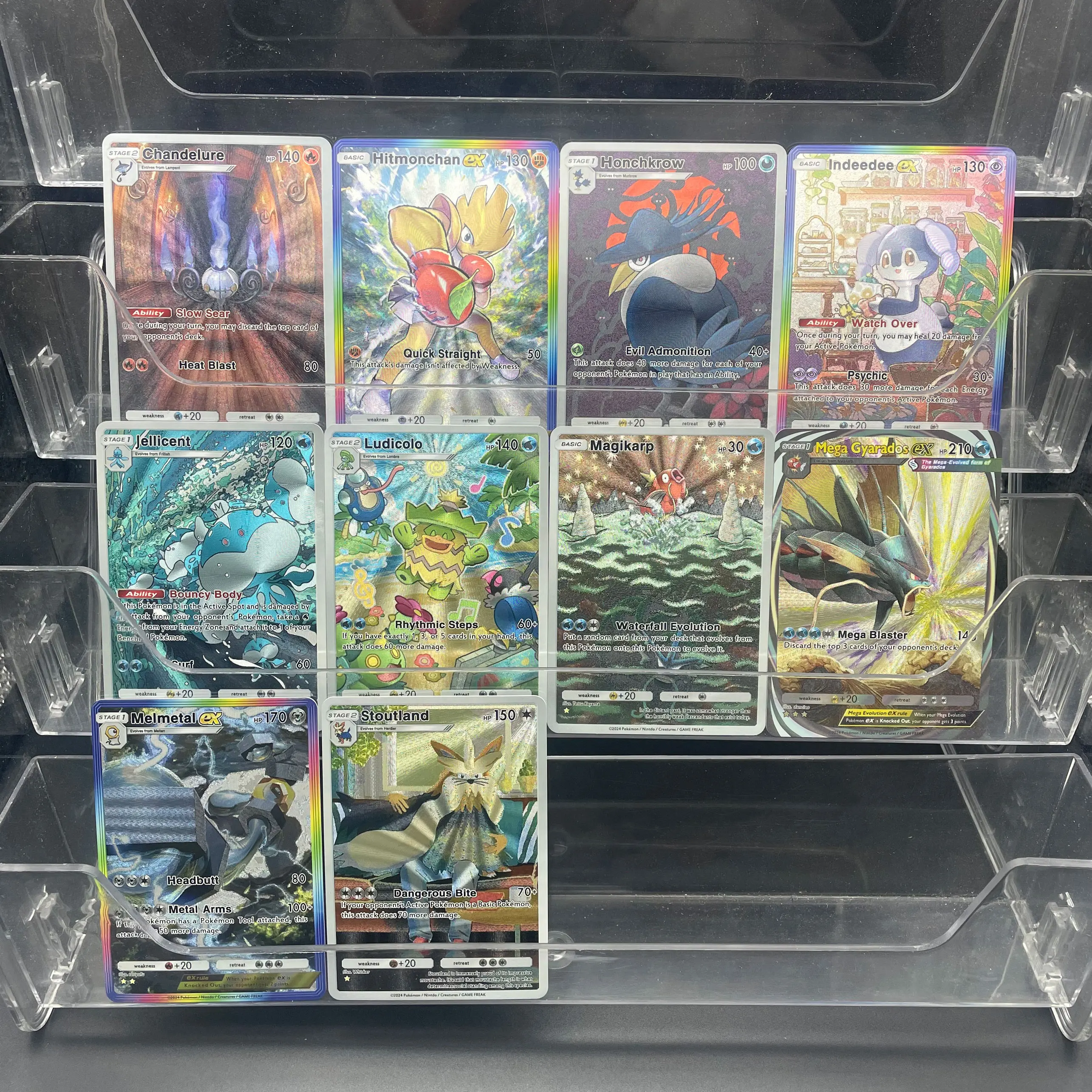 10 шт. DIY PTCG 27th английская версия Rayquaza Ex Magikarp сбор подпись торговля тисненая текстура преломление цветная флэш-карта
10 шт. DIY PTCG 27th английская версия Rayquaza Ex Magikarp сбор подпись торговля тисненая текстура преломление цветная флэш-карта