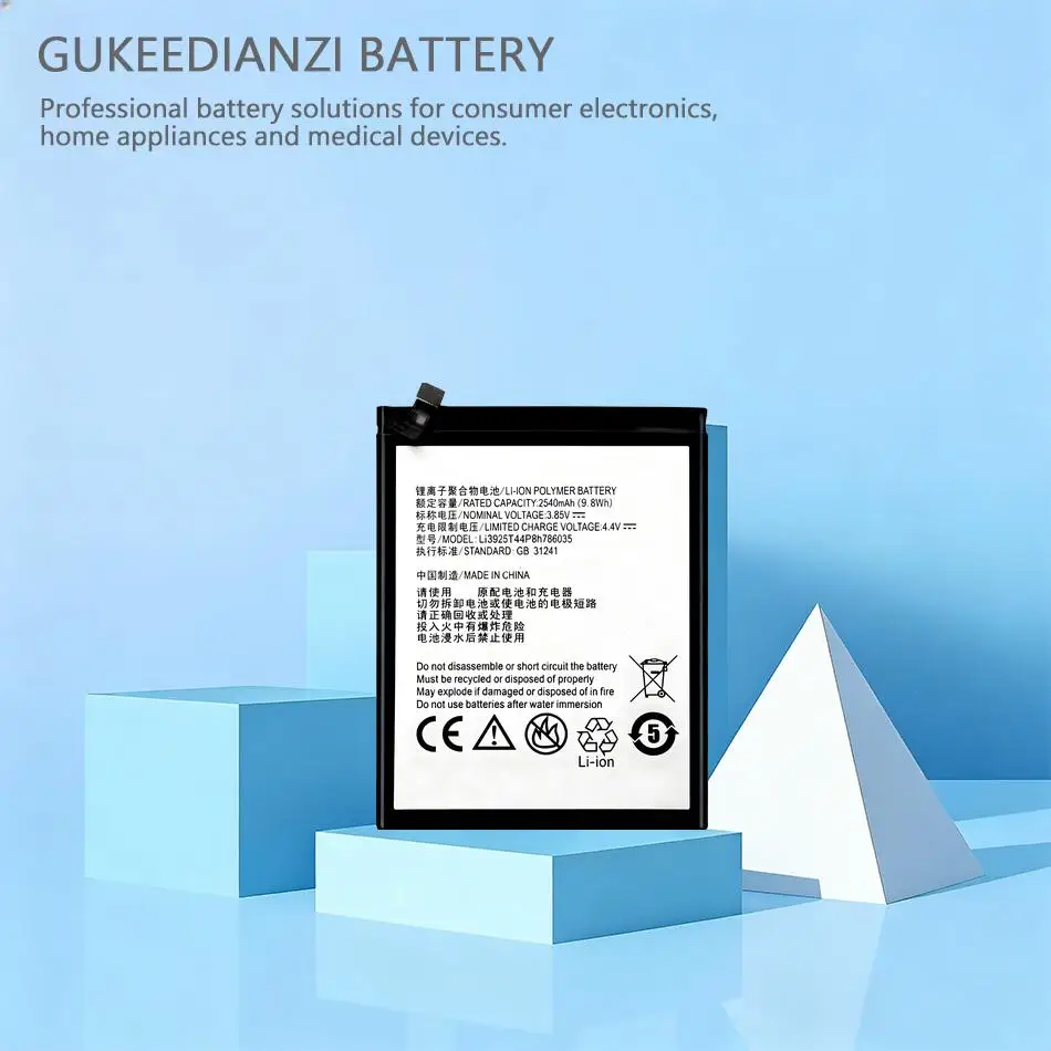 Аккумулятор для мобильного телефона Li3925t44p8h786035 2540 мАч для ZTE Blade V7 BV0701 A910 BA910 Xiaoxian 4 V8 BV0800 A512
Аккумулятор для мобильного телефона Li3925t44p8h786035 2540 мАч для ZTE Blade V7 BV0701 A910 BA910 Xiaoxian 4 V8 BV0800 A512