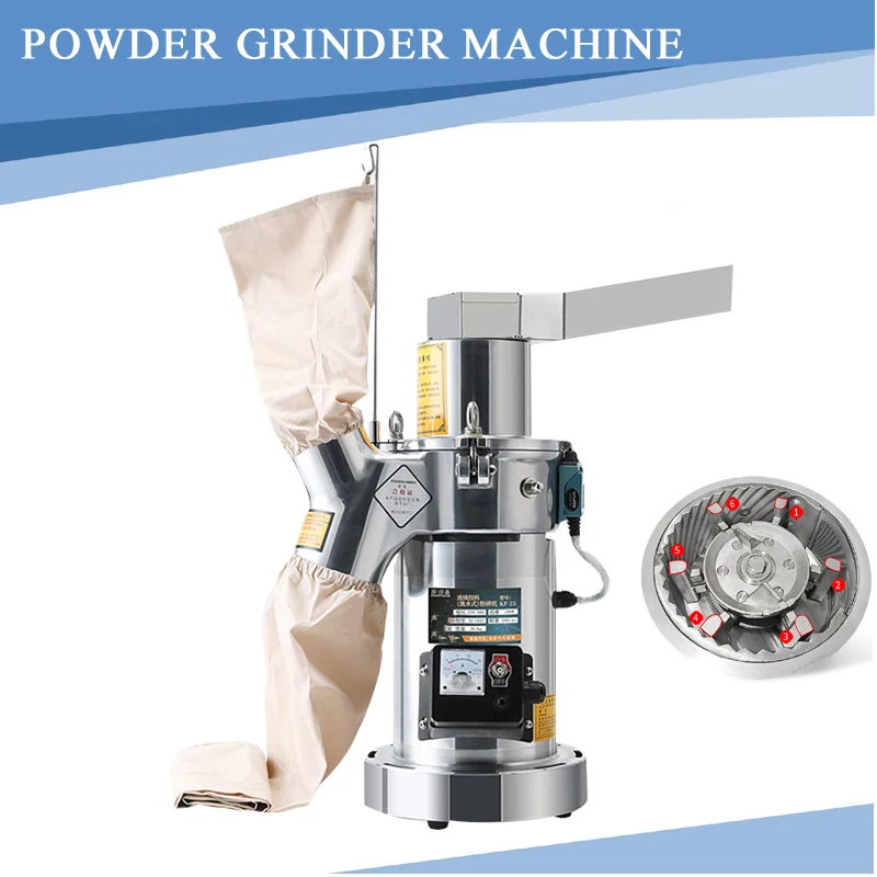 Peanut Crusher Mill Grain Powder Grinding Machine Coffee Bean Grinder Pepper Seasoning Herbs Pulverizer
Peanut Crusher Mill Grain Powder Grinding Machine Coffee Bean Grinder Pepper Seasoning Herbs Pulverizer