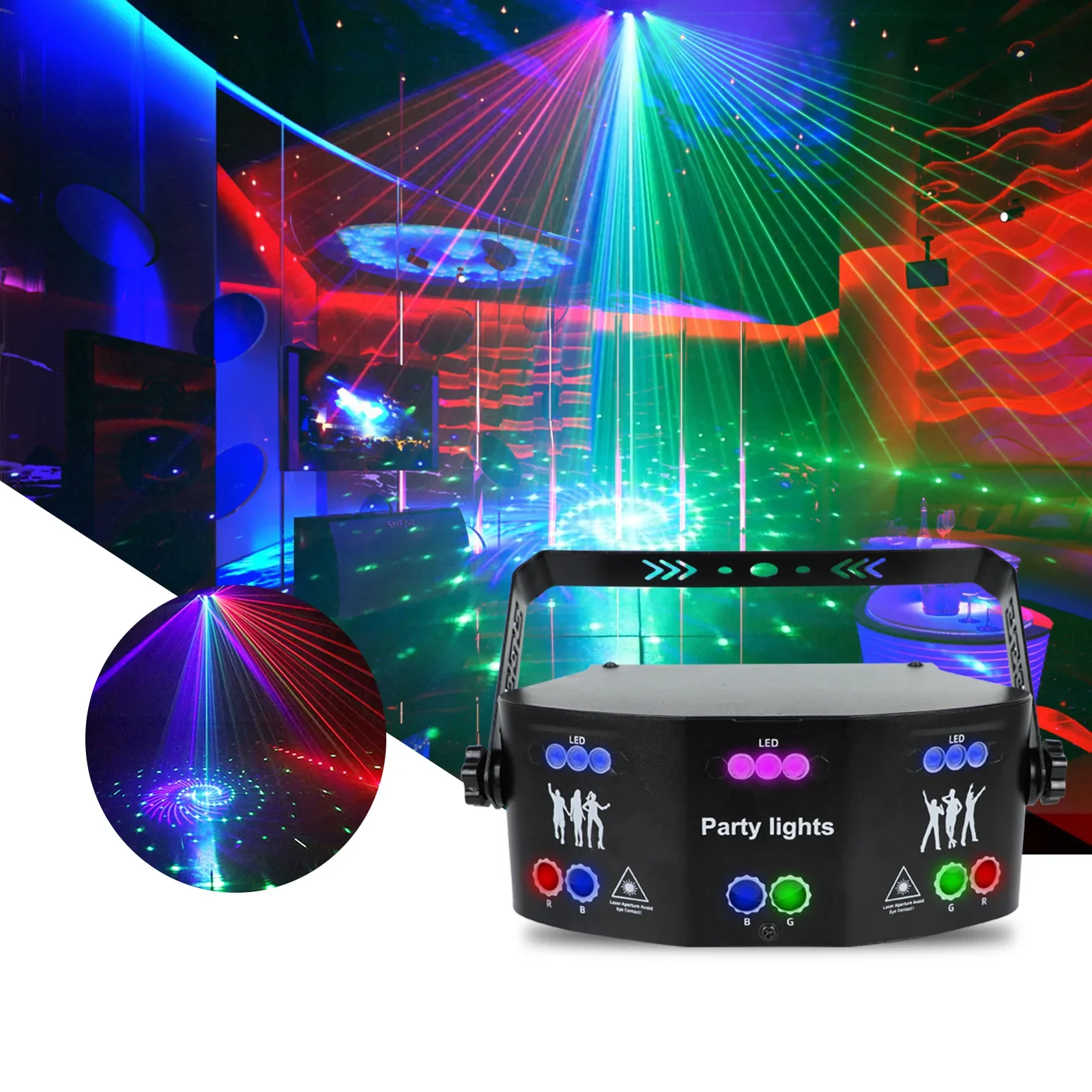 YSH 15 eyes strobe dj lights sound control color dmx dj stage lights equipment RGBWP beam lighting for party nightclub 
YSH 15 eyes strobe dj lights sound control color dmx dj stage lights equipment RGBWP beam lighting for party nightclub