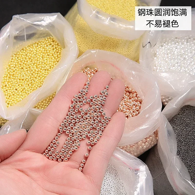 10g 0.4mm-3mm 4 Colors Mini Steel Ball Metal Micro Caviars Alloy Nail Art Rhinestones Jewelry Manicure Accessories DIY Ornaments
10g 0.4mm-3mm 4 Colors Mini Steel Ball Metal Micro Caviars Alloy Nail Art Rhinestones Jewelry Manicure Accessories DIY Ornaments