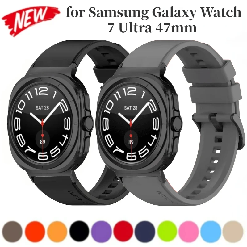 Silicone Strap For Samsung Galaxy Watch Ultra 47mm Breathable Replacement Bracelet Wristband For Galaxy Watch Ultra 47mm Belt
Silicone Strap For Samsung Galaxy Watch Ultra 47mm Breathable Replacement Bracelet Wristband For Galaxy Watch Ultra 47mm Belt