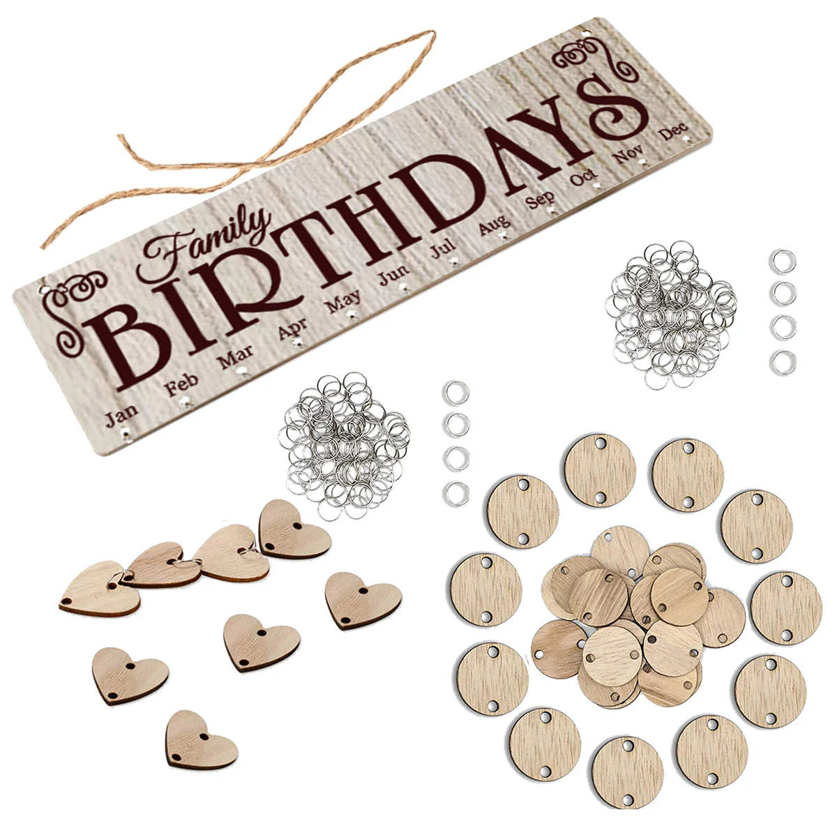 Wooden Birthday Planner Board Hanging Calendar Decor Ornament Brown Bamboo Plaque Home Decor Wooden Slice Write Name Date Wall
Wooden Birthday Planner Board Hanging Calendar Decor Ornament Brown Bamboo Plaque Home Decor Wooden Slice Write Name Date Wall