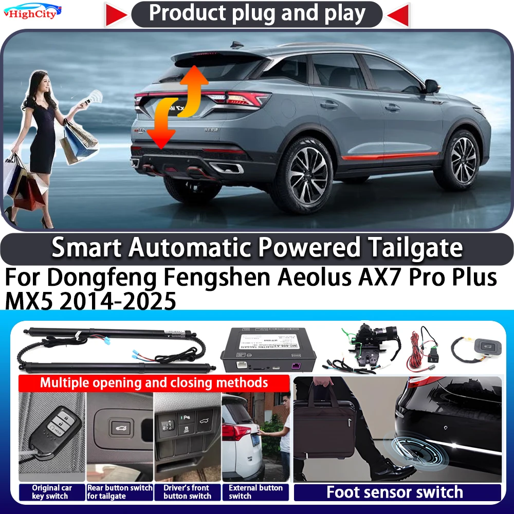 For Dongfeng Fengshen Aeolus AX7 Pro Plus MX5 2014-2025 Smart Automatic Powered Tailgate Key Close Kit Electric Power Tailgate
For Dongfeng Fengshen Aeolus AX7 Pro Plus MX5 2014-2025 Smart Automatic Powered Tailgate Key Close Kit Electric Power Tailgate
