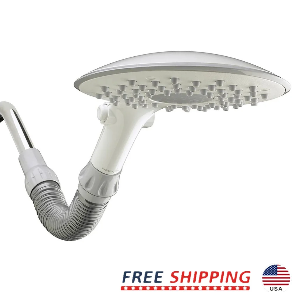 Регулируемая насадка для душа с двойным распылителем и гибким вырезом. Дождевая насадка 1,8 галлона в минуту и PowerSprey с защитой от засорения. Освежающий душ.
Регулируемая насадка для душа с двойным распылителем и гибким вырезом. Дождевая насадка 1,8 галлона в минуту и PowerSprey с защитой от засорения. Освежающий душ.