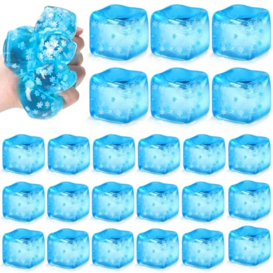 24 Pack Stress Cube for Anxiety Relief, Ice Blue Snowflake Slow-Rising Sensory Squeeze Balls, TPE Material, Party Favors Prizes
24 Pack Stress Cube for Anxiety Relief, Ice Blue Snowflake Slow-Rising Sensory Squeeze Balls, TPE Material, Party Favors Prizes