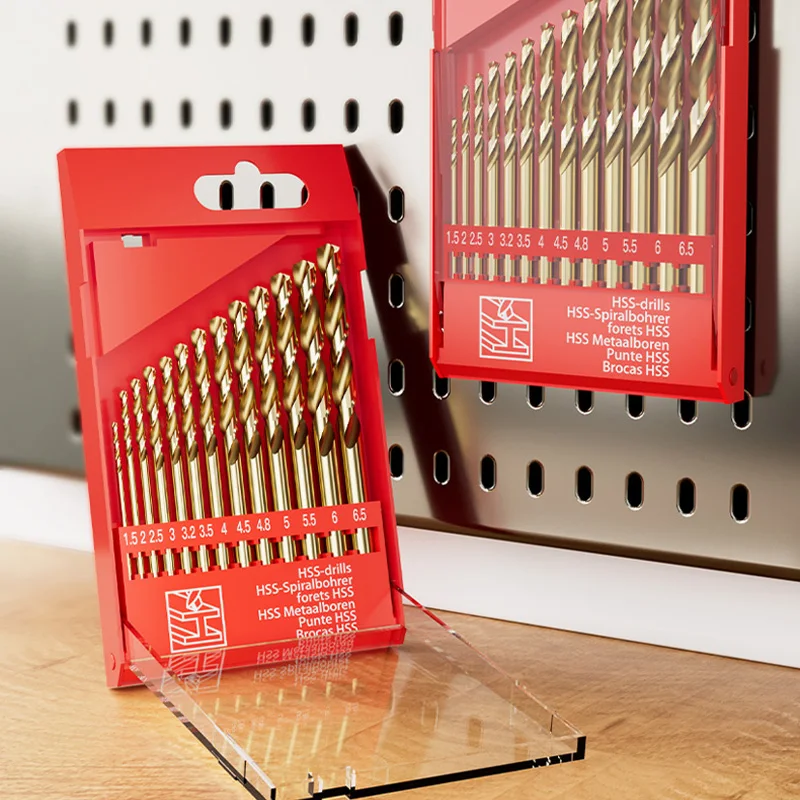 HUHAO 13 шт. 1,5-6,5 ммПоворотные сверла Высокопрочное сверление отверстий из нержавеющей стали Сверло с круглым хвостовиком Сверло из сплава для меня
HUHAO 13 шт. 1,5-6,5 ммПоворотные сверла Высокопрочное сверление отверстий из нержавеющей стали Сверло с круглым хвостовиком Сверло из сплава для меня