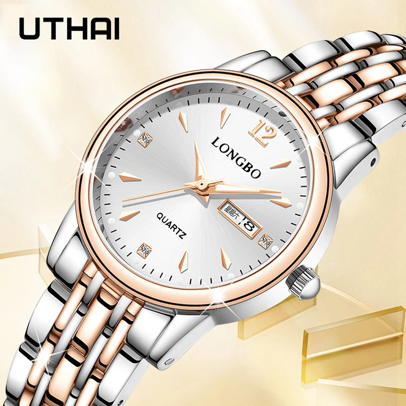 New Women's Watch Light Luxury Casual Stainless Steel Three Bead Watch Fashion Waterproof Calendar Luminous Quartz Wristband
New Women's Watch Light Luxury Casual Stainless Steel Three Bead Watch Fashion Waterproof Calendar Luminous Quartz Wristband