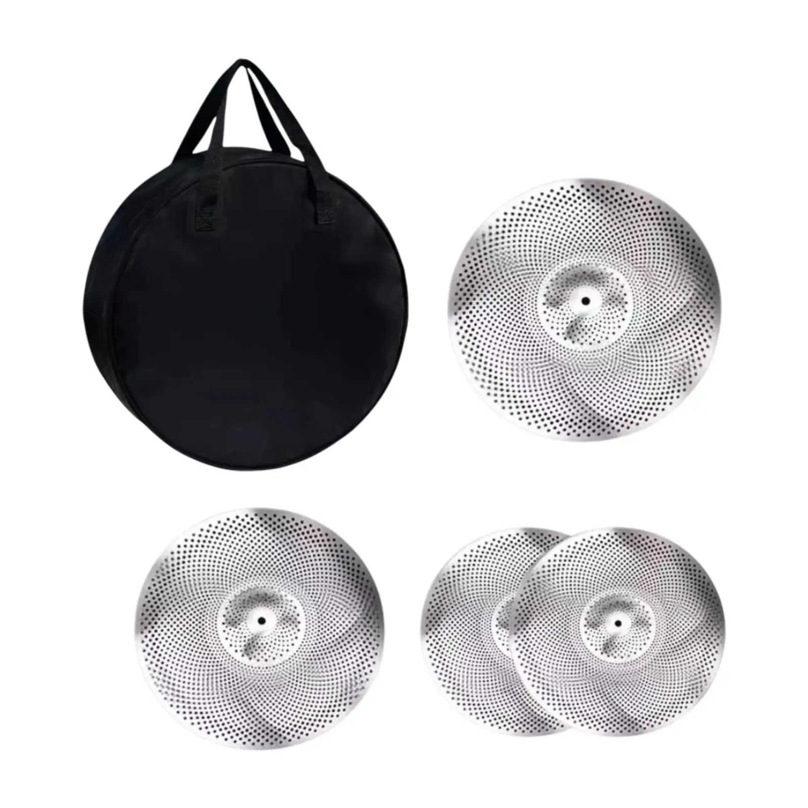 4Pcs Mute Cymbals Replacement Musical Instrument Spare Parts Lightweight with Storage Bag 14" 16" 20" Drummer Practice Set
4Pcs Mute Cymbals Replacement Musical Instrument Spare Parts Lightweight with Storage Bag 14" 16" 20" Drummer Practice Set