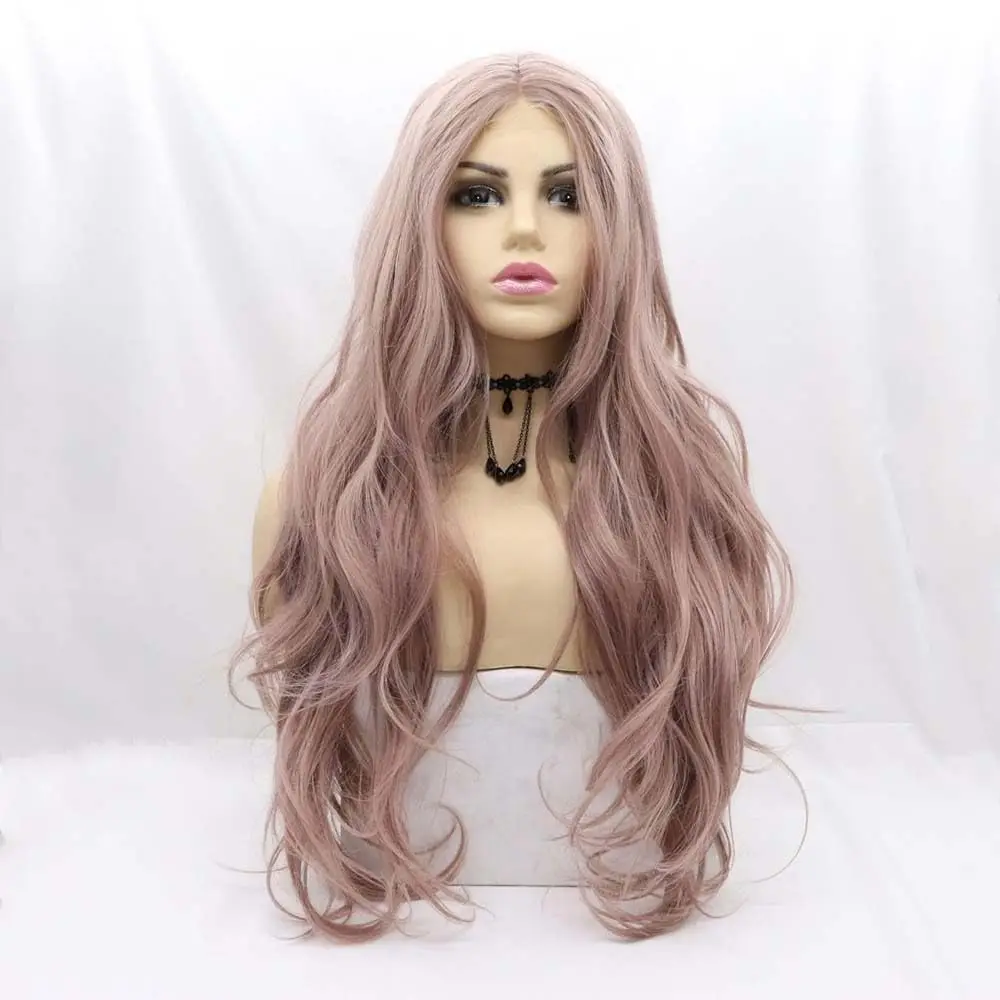 Sylvia Wigs Light Purple Wigs Synthetic 1 * 4Lace Front Wigs For Women Hair Heat Resistant Fiber Long Wavy Wig 
Sylvia Wigs Light Purple Wigs Synthetic 1 * 4Lace Front Wigs For Women Hair Heat Resistant Fiber Long Wavy Wig