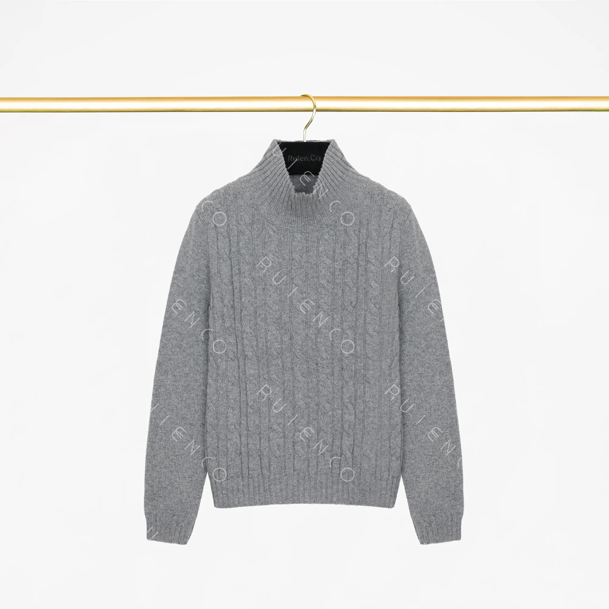 ro Bla Label Twist Knit Sweater Camere Wool Loose Fit Long Sve High Collar Autumn Winter Women's Knitted Sweater
ro Bla Label Twist Knit Sweater Camere Wool Loose Fit Long Sve High Collar Autumn Winter Women's Knitted Sweater