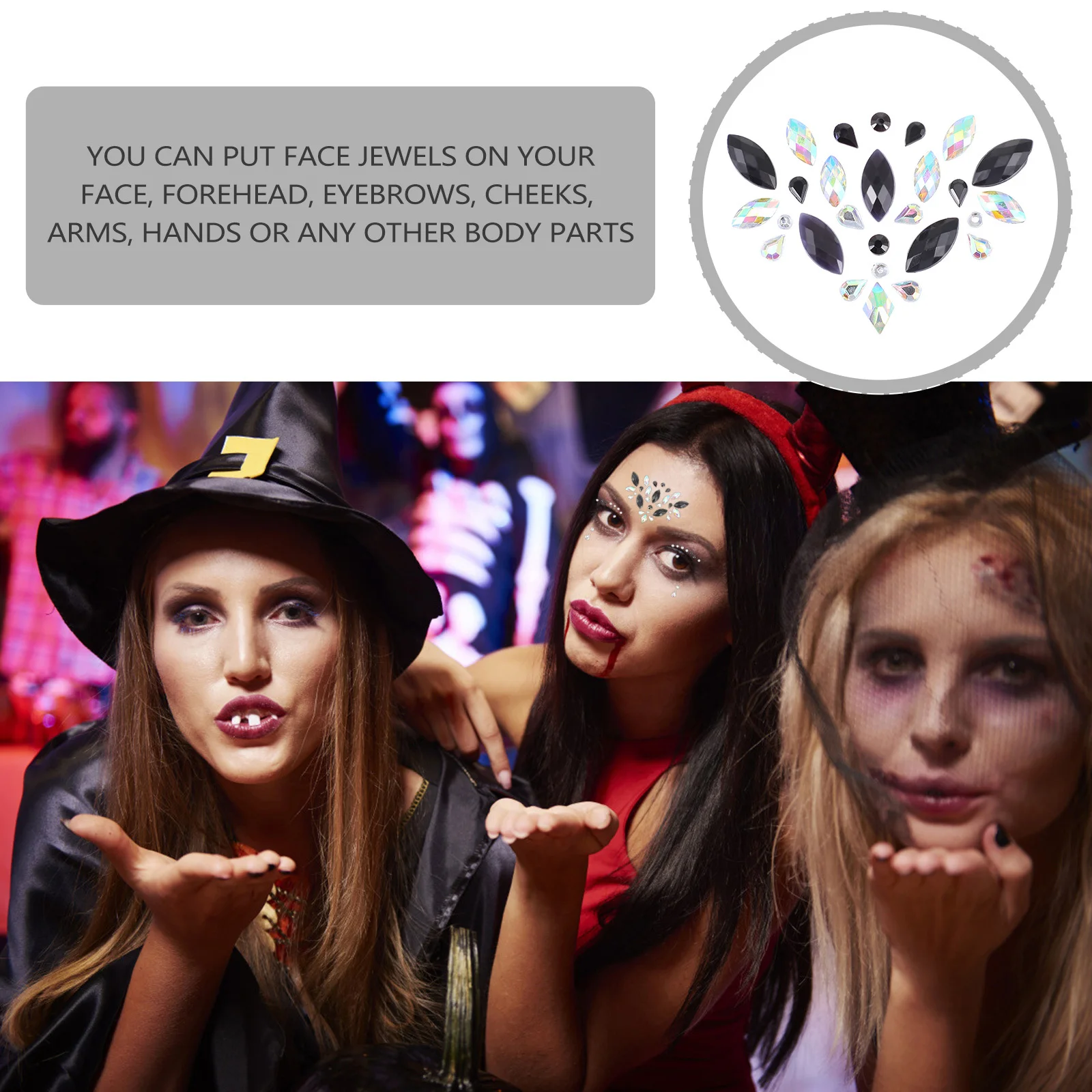 1pcs Face Jewels Sticker 2 Sheets Rhinestone Temporary Tattoos For Body Eyes Cheeks Festival Party Adults Halloween Makeup 
1pcs Face Jewels Sticker 2 Sheets Rhinestone Temporary Tattoos For Body Eyes Cheeks Festival Party Adults Halloween Makeup
