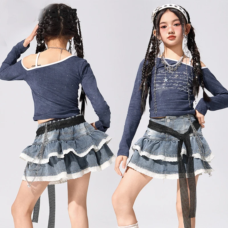 Kids Cool Hip Hop Clothing Girls Group Dance K-pop Outfit Cheerleading Jazz Dance Costumes Children'S Ballroom Dancewear XS10623
Kids Cool Hip Hop Clothing Girls Group Dance K-pop Outfit Cheerleading Jazz Dance Costumes Children'S Ballroom Dancewear XS10623