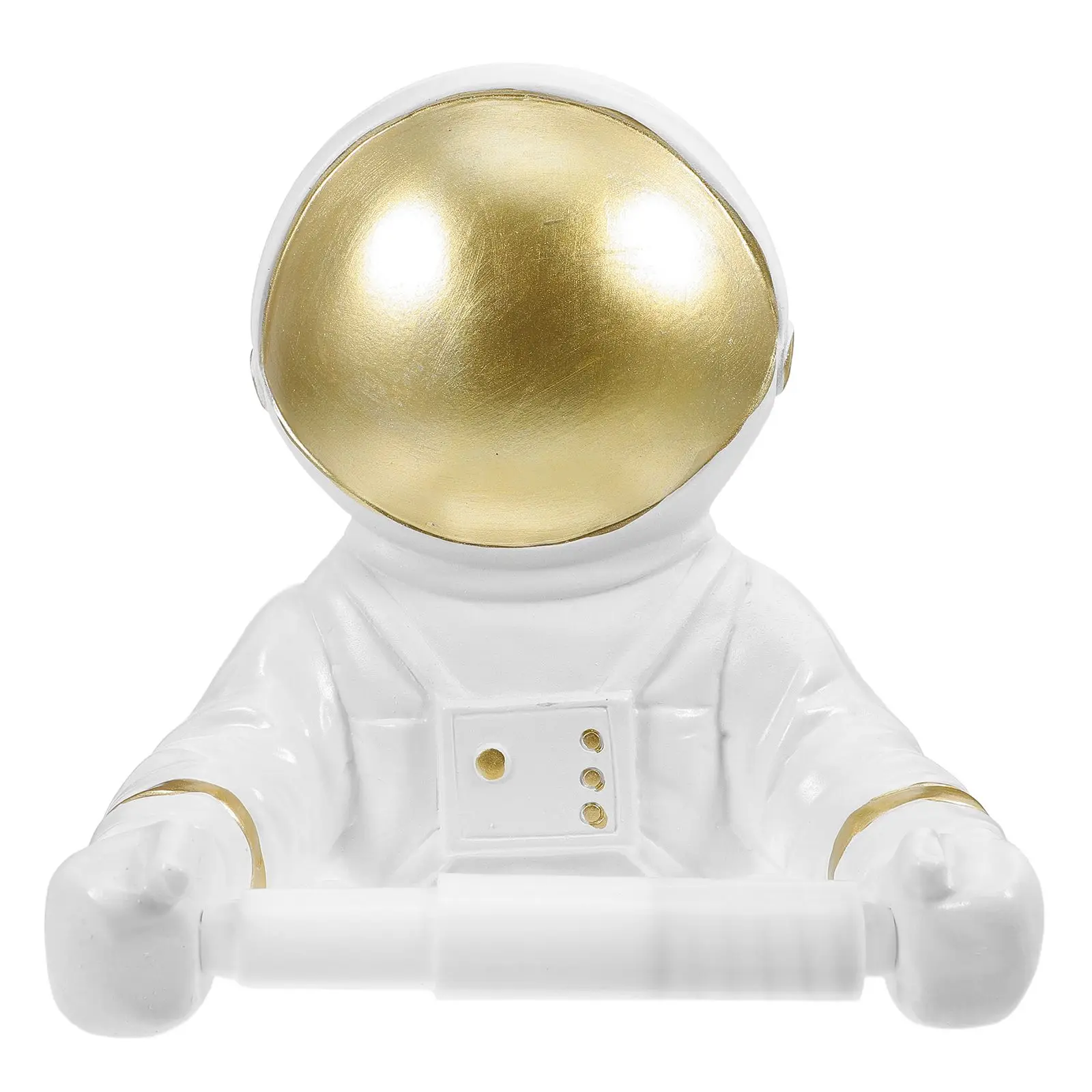 Astronaut Tissue Holder Roll Paper Shelf Decorative Bathroom Storage Metal Design Lightweight Portable Punch Free Stand Tissue
Astronaut Tissue Holder Roll Paper Shelf Decorative Bathroom Storage Metal Design Lightweight Portable Punch Free Stand Tissue