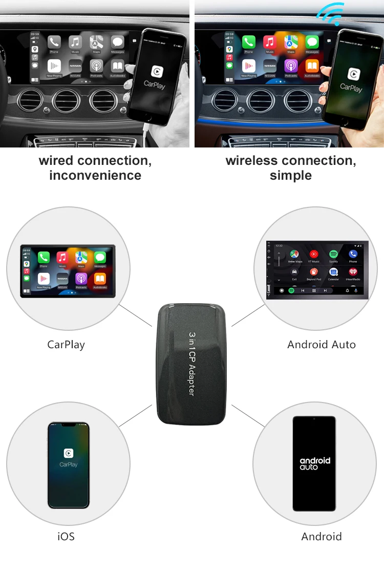 Wireless Carplay CP300 For Hyundai Sonata Accento Genesis Berlina Tucson Santafe IOS & Android Dongle Ai Box Multimedia Player
Wireless Carplay CP300 For Hyundai Sonata Accento Genesis Berlina Tucson Santafe IOS & Android Dongle Ai Box Multimedia Player