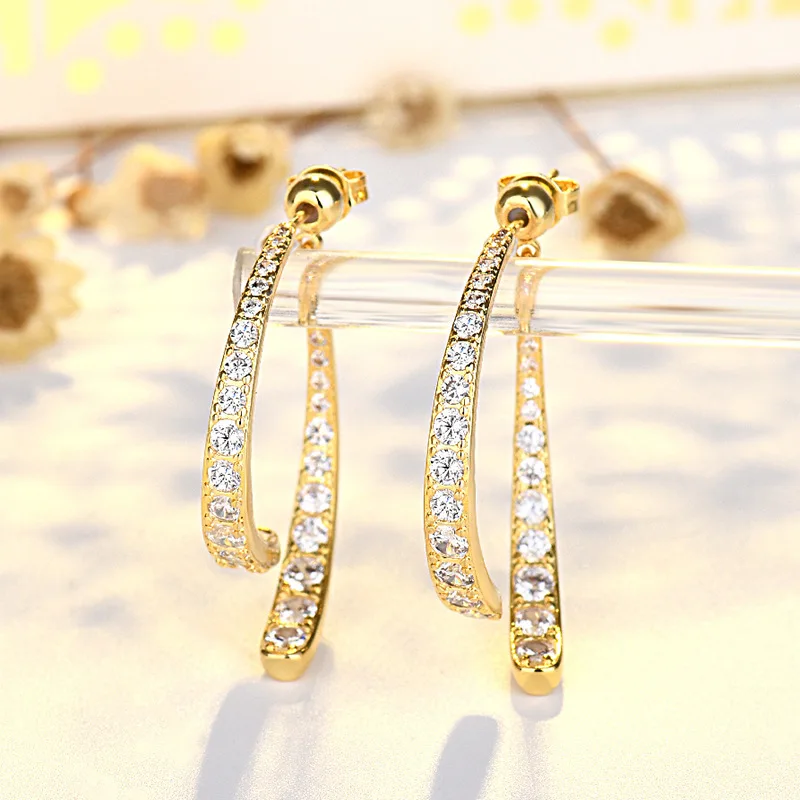 Kpop Simple Piercing Earrings for Women Gold Color Designer Hanging Drop Ear Lobe Earings Wedding Fashion Jewelry Gifts KDE019
Kpop Simple Piercing Earrings for Women Gold Color Designer Hanging Drop Ear Lobe Earings Wedding Fashion Jewelry Gifts KDE019