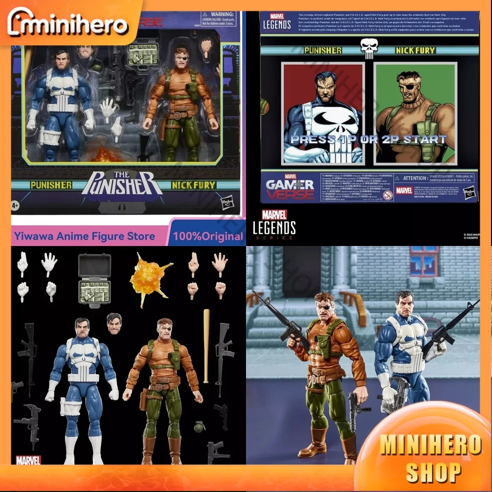 In Stock Hasbro Marvel Legends Gamerverse Collection Punisher & Nick Fury 2 Pack 15 cm Anime Style Action Figures Toy Set
In Stock Hasbro Marvel Legends Gamerverse Collection Punisher & Nick Fury 2 Pack 15 cm Anime Style Action Figures Toy Set