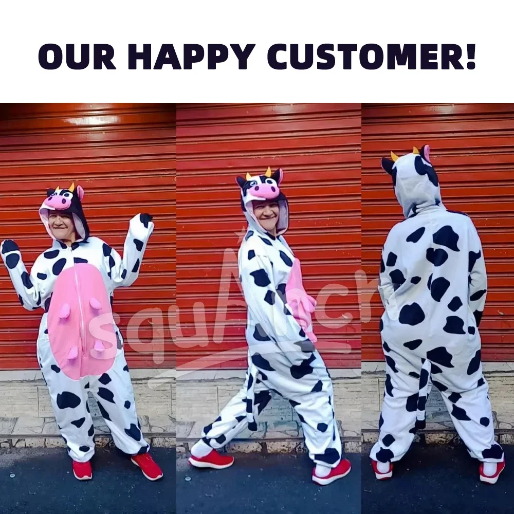 Cow Kigurumi Anime Onesies for Women and Men, Work Clothes, Fun, Cute, Soaked Adult, Winter, Sleepwear
Cow Kigurumi Anime Onesies for Women and Men, Work Clothes, Fun, Cute, Soaked Adult, Winter, Sleepwear