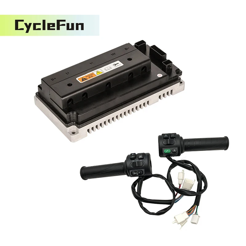 VOTOL EM150S EM-150 275A Boost FOC Sine Wave BLDC Hall Controller With Throttle For QS 138 3KW 4KW Mid Drive Motor
VOTOL EM150S EM-150 275A Boost FOC Sine Wave BLDC Hall Controller With Throttle For QS 138 3KW 4KW Mid Drive Motor