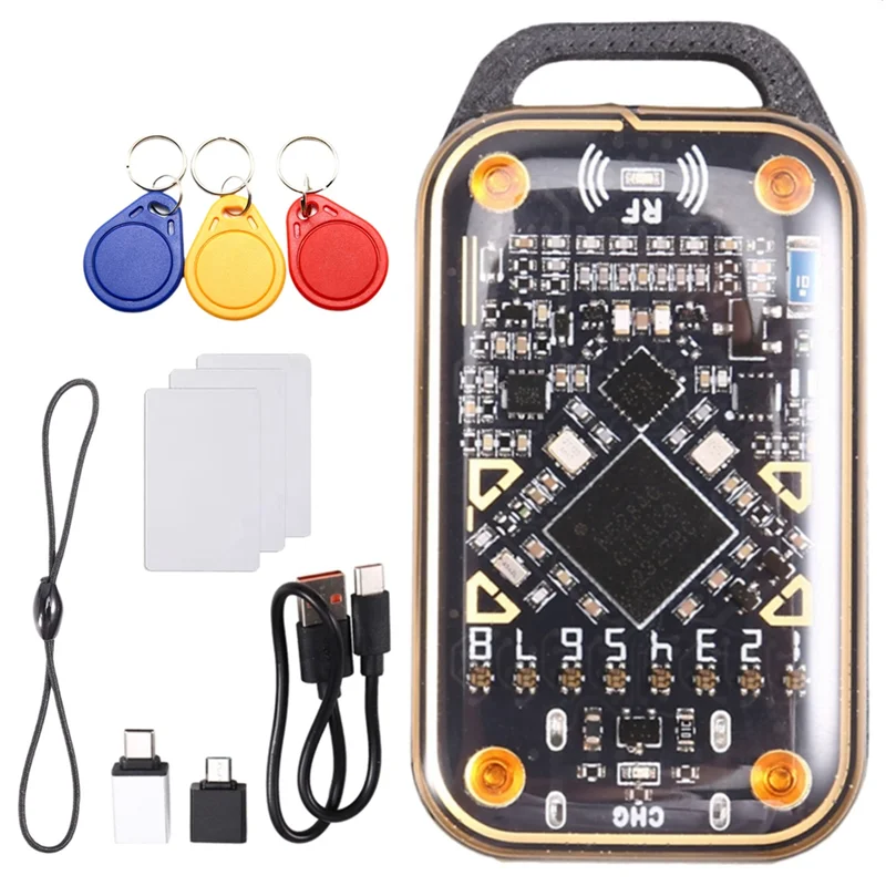 B29C-Chameleon Ultra Upgrade Smart Card Emulator+3XUID Card/Keychain RFID Smart Chip Reader 125K 13.56M Card NFC Duplicator
B29C-Chameleon Ultra Upgrade Smart Card Emulator+3XUID Card/Keychain RFID Smart Chip Reader 125K 13.56M Card NFC Duplicator