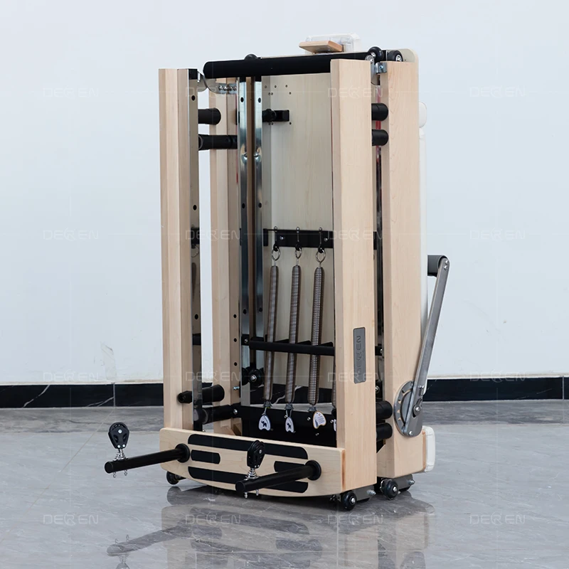 Portable Home Pilates Reformer Stable Maple Folding Yoga Machine Adjustable Durable for Body Workout Gym Use Boxed Studio
Portable Home Pilates Reformer Stable Maple Folding Yoga Machine Adjustable Durable for Body Workout Gym Use Boxed Studio