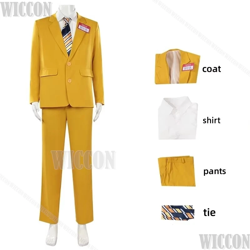 Beetlejuicys Cosplay Costume Yellow Uniform Suit with Tie for Men Outfit Halloween Disguise Carnival Suit
Beetlejuicys Cosplay Costume Yellow Uniform Suit with Tie for Men Outfit Halloween Disguise Carnival Suit