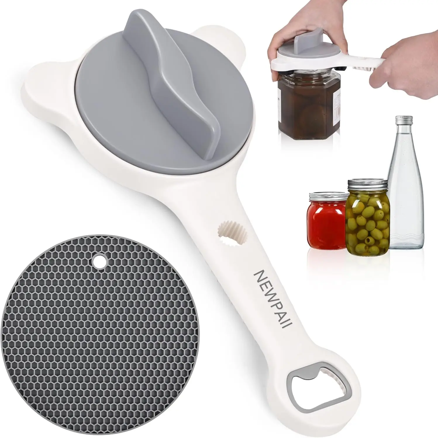 Easy Jar Opener for Weak Hands, Seniors, Arthritis – 4-in-1 Adjustable, Non-Slip, Left-Handed, Kid-Friendly, Dishwasher Safe
Easy Jar Opener for Weak Hands, Seniors, Arthritis – 4-in-1 Adjustable, Non-Slip, Left-Handed, Kid-Friendly, Dishwasher Safe