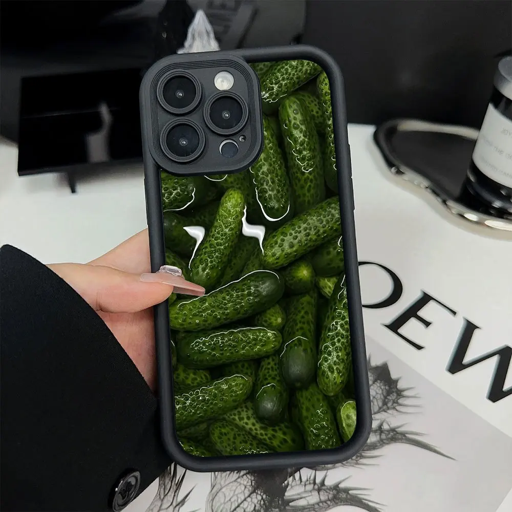 Cucumber creative pattern phone case suitable for iPhone 17 16 15 14 13 12 11 Pro/Max/Plus anti drop and shockproof back cover
Cucumber creative pattern phone case suitable for iPhone 17 16 15 14 13 12 11 Pro/Max/Plus anti drop and shockproof back cover