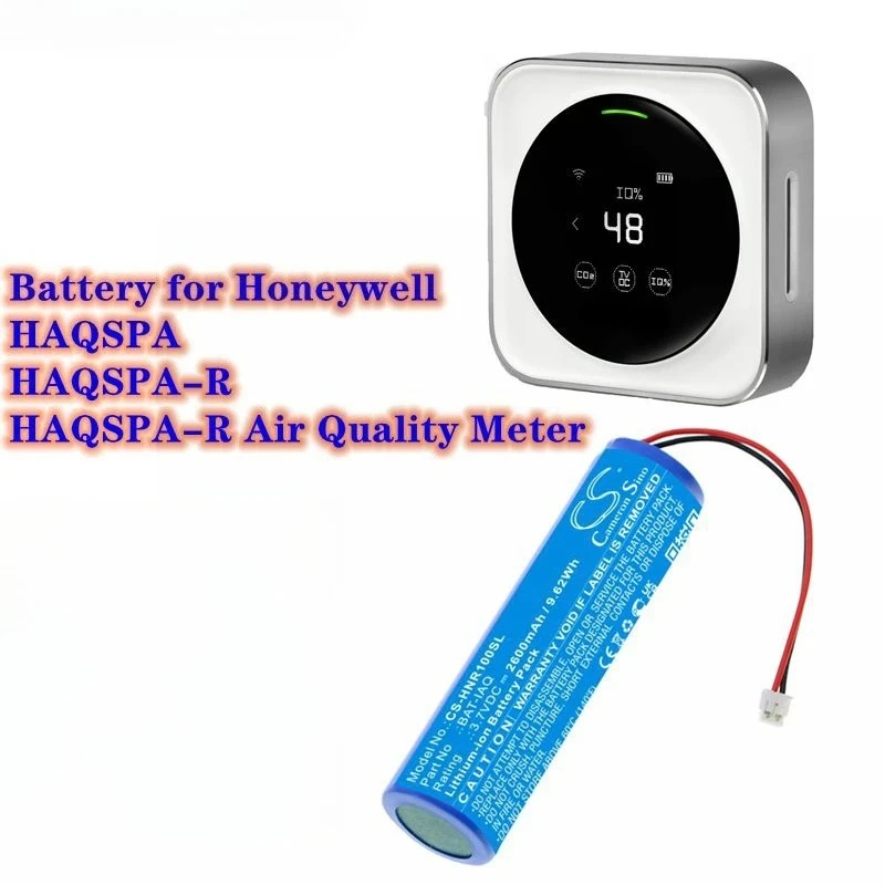 Cameron sino3.7V/2600mAh Air Quality Meter Battery BAT-IAQ for Honeywell HAQSPA, HAQSPA-R
Cameron sino3.7V/2600mAh Air Quality Meter Battery BAT-IAQ for Honeywell HAQSPA, HAQSPA-R