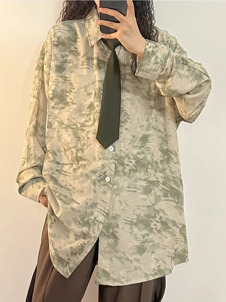 Zoki Vintage Tie Dye Y2K Рубашка Женская Американская Свободная Блузка с Галстуком Уличная Одежда Harajuku С Длинным Рукавом Повседневная Bf Ретро Весенние Новые Топы
Zoki Vintage Tie Dye Y2K Рубашка Женская Американская Свободная Блузка с Галстуком Уличная Одежда Harajuku С Длинным Рукавом Повседневная Bf Ретро Весенние Новые Топы