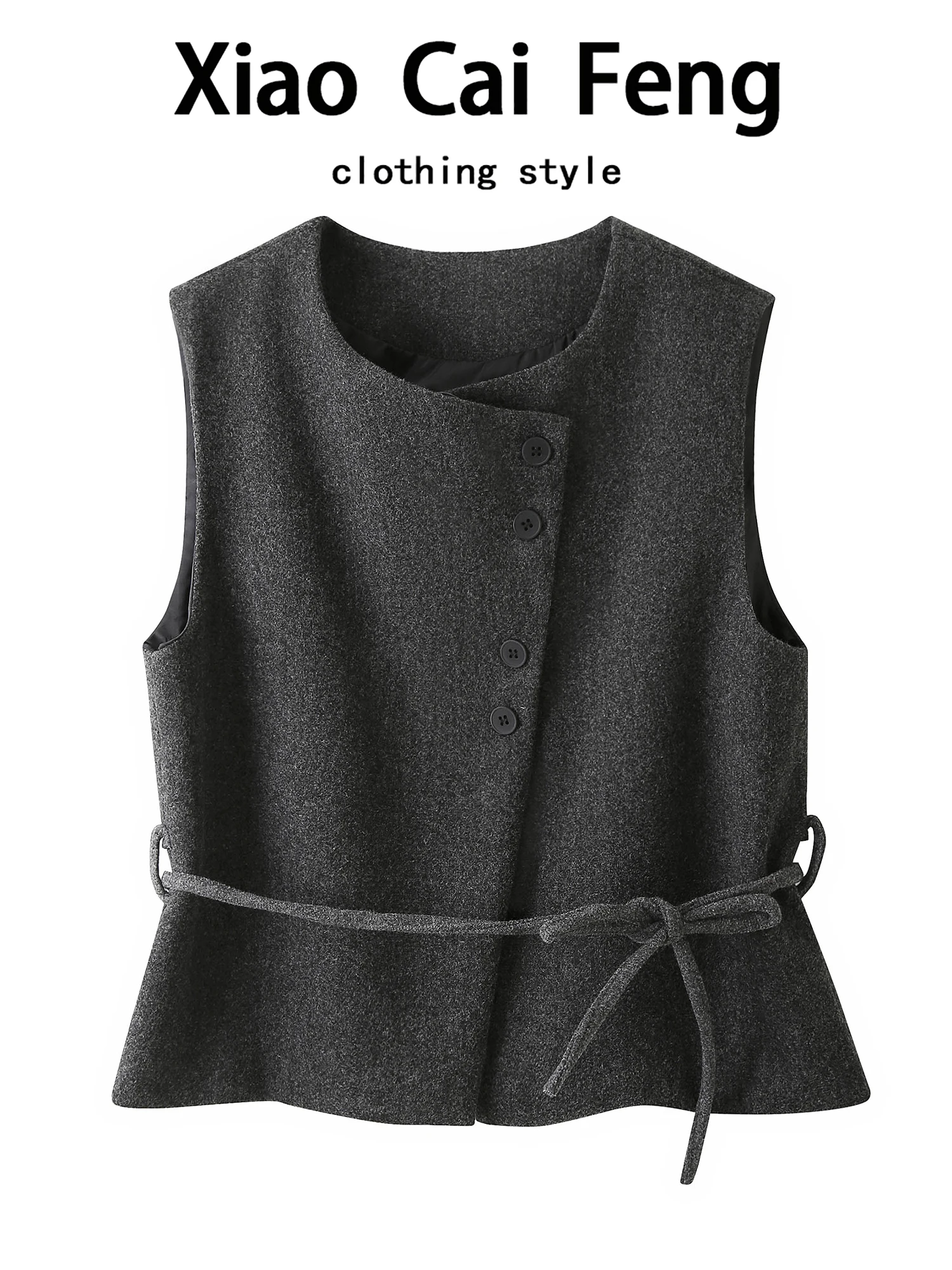 Шерстяной жилет для похудения, женский осенне-зимний жилет с поясом Svel Faionable Commute Sle Thiened round Ne Single ...
Шерстяной жилет для похудения, женский осенне-зимний жилет с поясом Svel Faionable Commute Sle Thiened round Ne Single ...