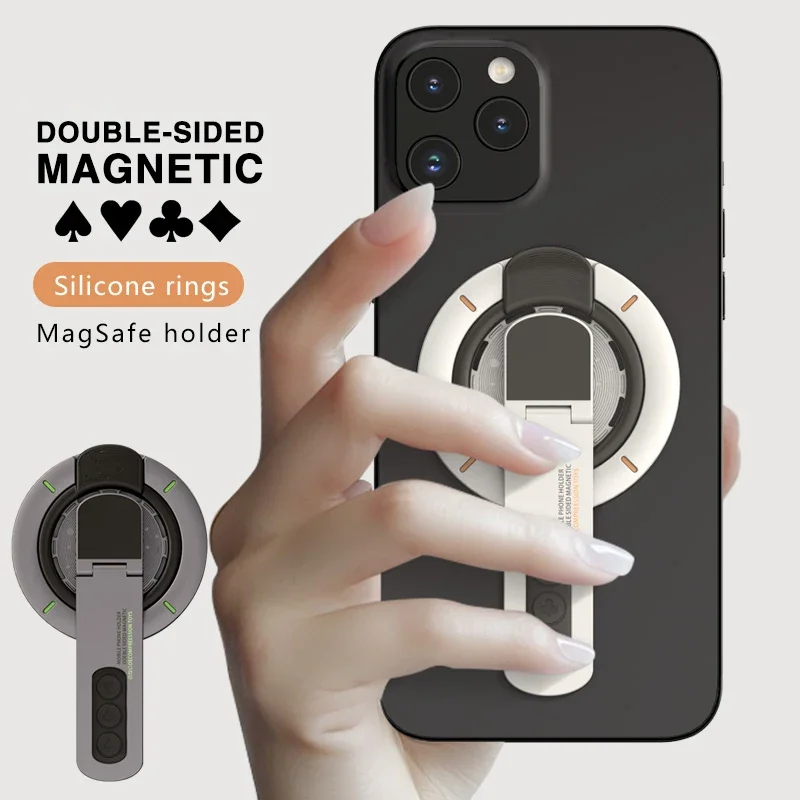 Phone Grip Stand 3in1 Magnetic Finger Ring Holder Double Sided Magnetic Phone Stand For iPhone 17 16 15 14 13 12
Phone Grip Stand 3in1 Magnetic Finger Ring Holder Double Sided Magnetic Phone Stand For iPhone 17 16 15 14 13 12