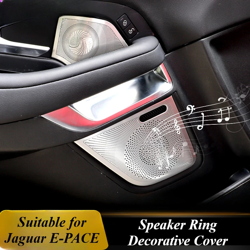 For Jaguar E-PACE modification E-PACE speaker cover decoration frame door non embroidered steel audio cover sticker
For Jaguar E-PACE modification E-PACE speaker cover decoration frame door non embroidered steel audio cover sticker