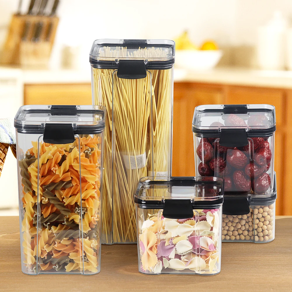 Food Storage Container Refrigerator Noodle Box Granary Transparent Sealed Can With Lid Storage Bottle Kitchen Snack Storage Box
Food Storage Container Refrigerator Noodle Box Granary Transparent Sealed Can With Lid Storage Bottle Kitchen Snack Storage Box