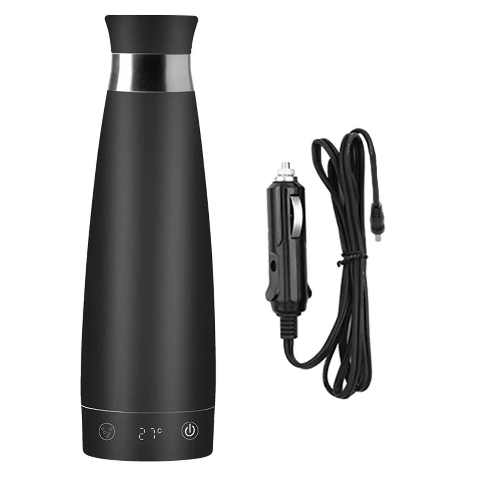 300ml Electric Heating Cup 304 Stainless Steel LCD Display Temperature Milk Tea Coffee Heated Car Kettle Water Warmer Bottle
300ml Electric Heating Cup 304 Stainless Steel LCD Display Temperature Milk Tea Coffee Heated Car Kettle Water Warmer Bottle