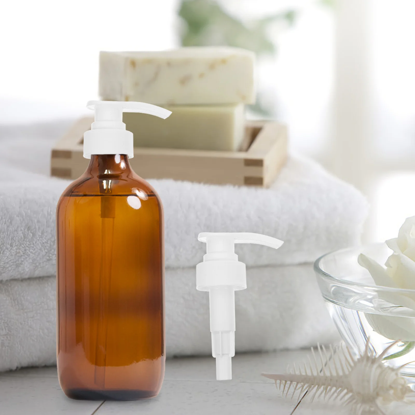 10Pcs Pump Heads Lotion Bottle Replacement Plastic Nozzle Spiral Push Type for Shower Gel Soap Conditioner Dispenser
10Pcs Pump Heads Lotion Bottle Replacement Plastic Nozzle Spiral Push Type for Shower Gel Soap Conditioner Dispenser