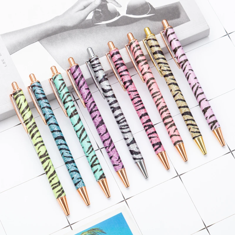 30PCS Creative Gold Powder Jumping Ballpoint Pen Student Girl Press Wrap Pen Metal Gradient Ballpoint Pen
30PCS Creative Gold Powder Jumping Ballpoint Pen Student Girl Press Wrap Pen Metal Gradient Ballpoint Pen