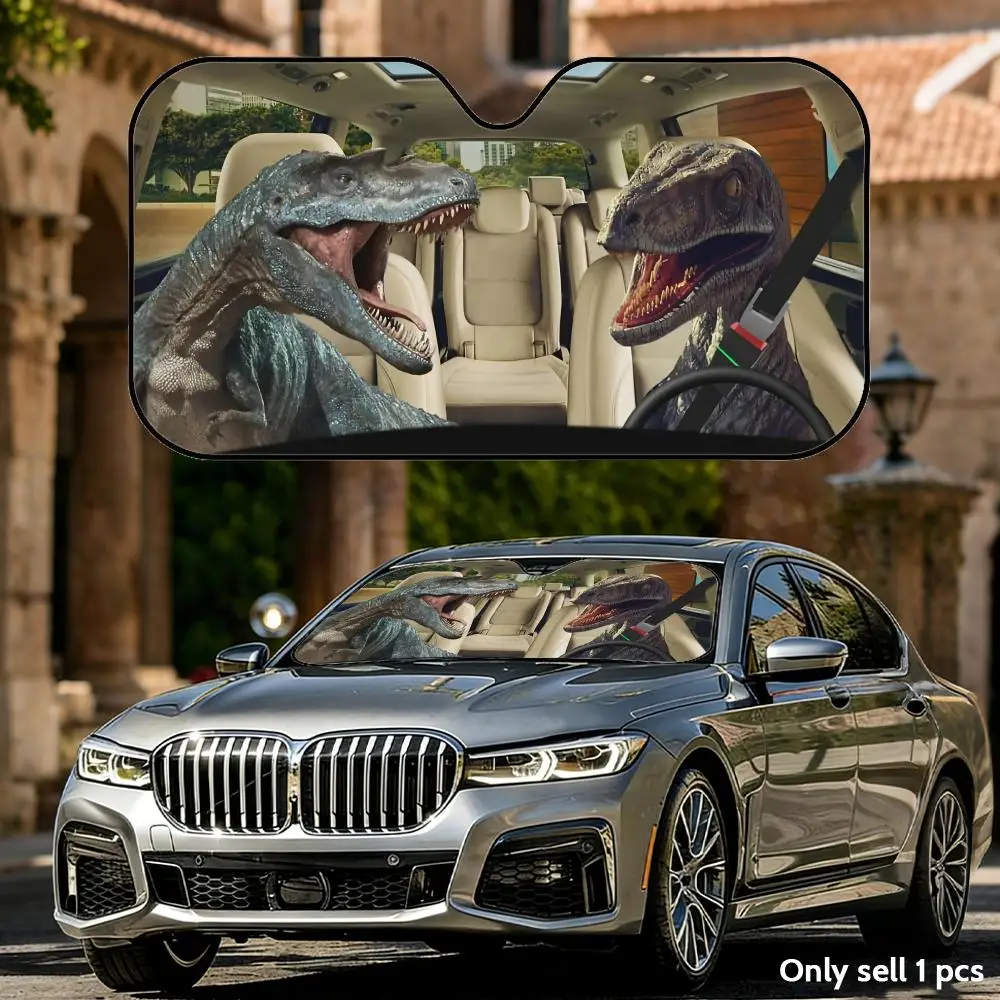 Funny Dinosaur Sun Visor Foldable Universal Car Windshield Sun Shade UV Protection Heat Insulation Foldable Cover
Funny Dinosaur Sun Visor Foldable Universal Car Windshield Sun Shade UV Protection Heat Insulation Foldable Cover