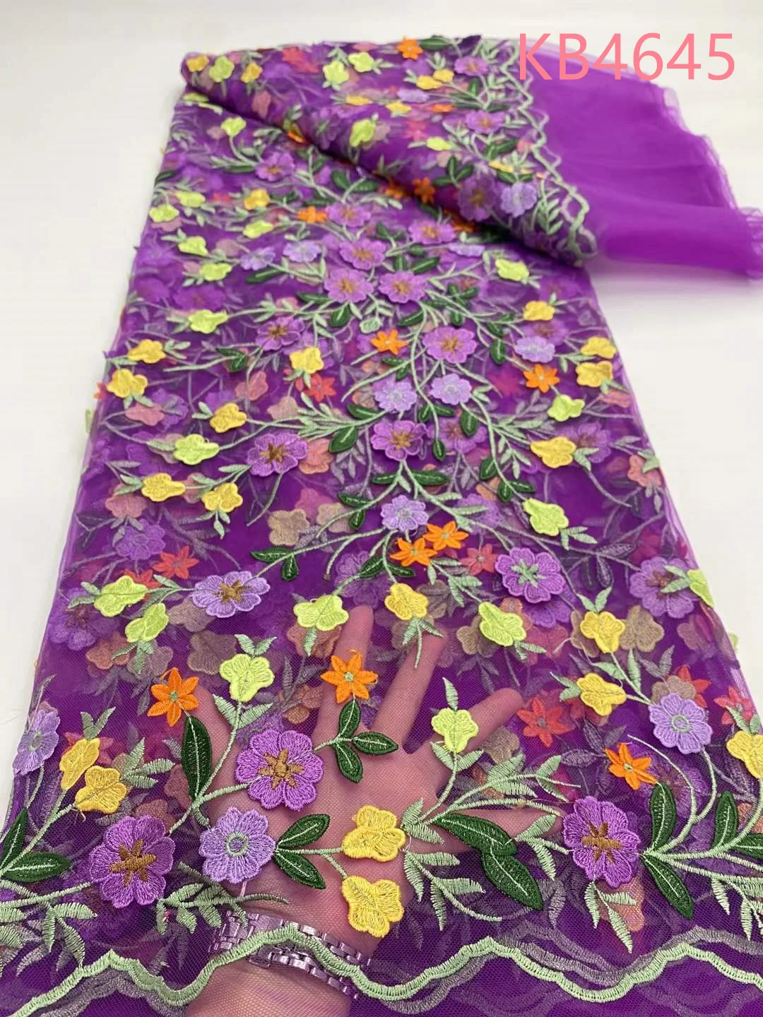 5 Yards Nigerian Purple Lilac Lace Fabric African Sequence French Mesh Royal Blue Tulle Lace Fabric Beaded Net For Sewing KB4645
5 Yards Nigerian Purple Lilac Lace Fabric African Sequence French Mesh Royal Blue Tulle Lace Fabric Beaded Net For Sewing KB4645