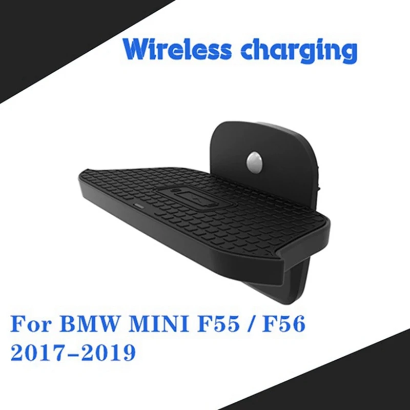 Беспроводное зарядное устройство для приборной панели автомобиля для BMW Mini One, Cooper S, F55 F56, модели от 2017 до 2019.
Беспроводное зарядное устройство для приборной панели автомобиля для BMW Mini One, Cooper S, F55 F56, модели от 2017 до 2019.