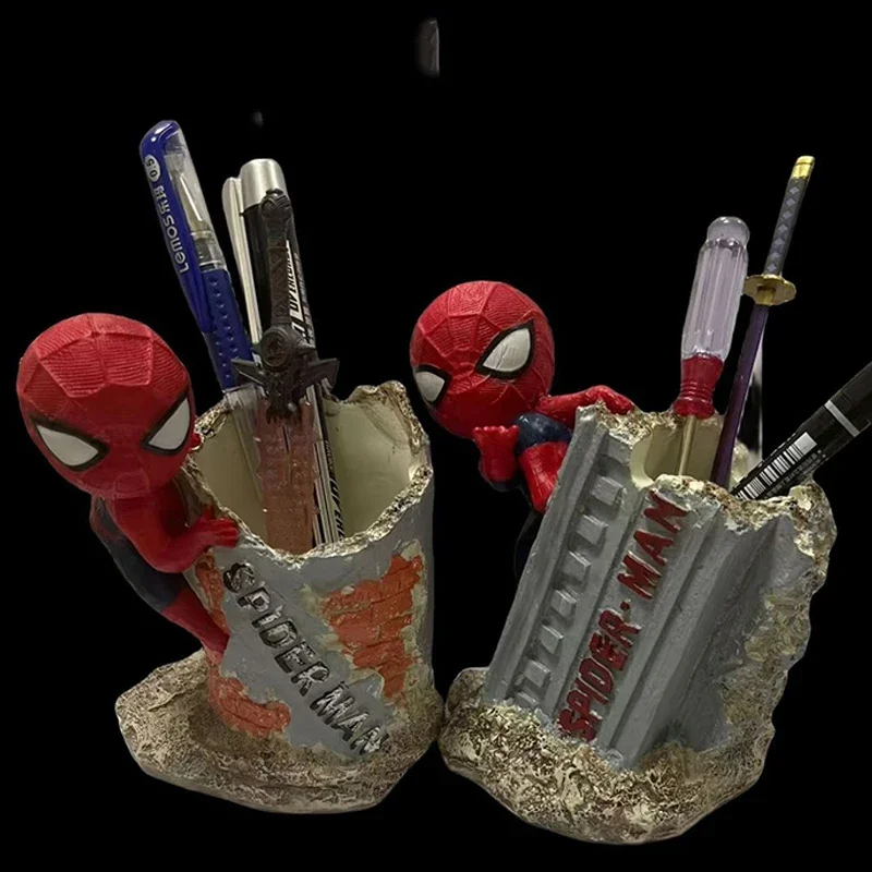 Фигурки героев аниме Marvel GK, 12 см, Фигурка Человека-паука, контейнер для ручек, ПВХ Модель, коллекционные настольные декоративные игрушки, подарки на день рождения
Фигурки героев аниме Marvel GK, 12 см, Фигурка Человека-паука, контейнер для ручек, ПВХ Модель, коллекционные настольные декоративные игрушки, подарки на день рождения