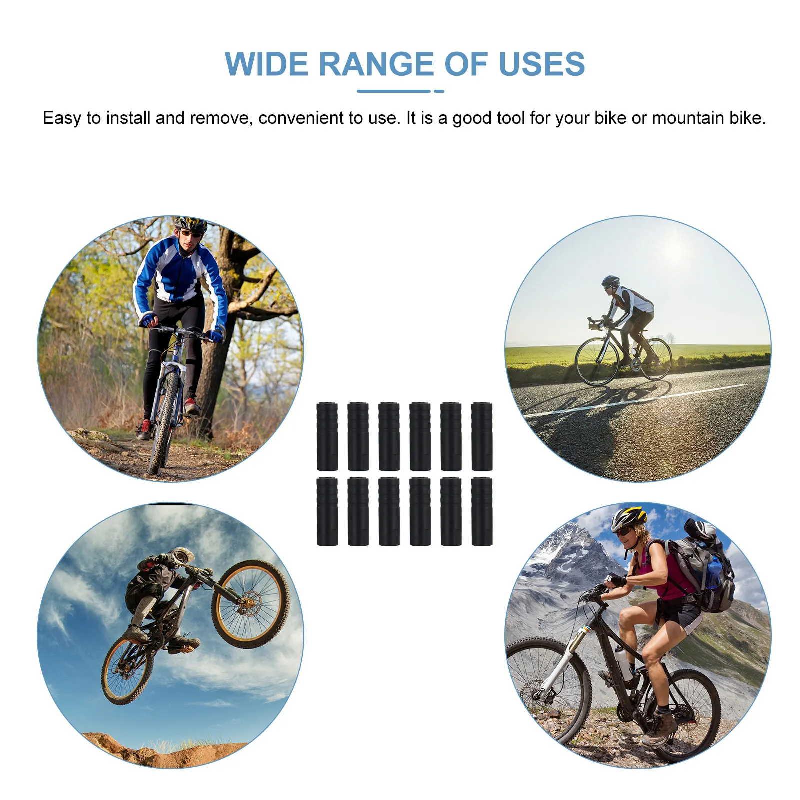 100pcs Bike Brake Cable Caps Cycling Brake Line Accessories Stable Installation Long Service Protectors
100pcs Bike Brake Cable Caps Cycling Brake Line Accessories Stable Installation Long Service Protectors